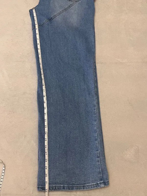 Akira Women's Wide Leg Jeans Size 31 Blue Denim High Rise Casual - Image 8