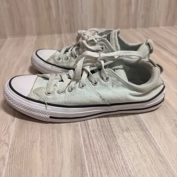 Converse All Star Madison Low Top Sneakers Mint Green Canvas Shoes 563511C - Image 2
