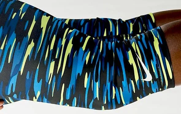 Nike Pro Haze Compression Capri dry fit Legging 729415-480 blue,black,neon green - Image 5