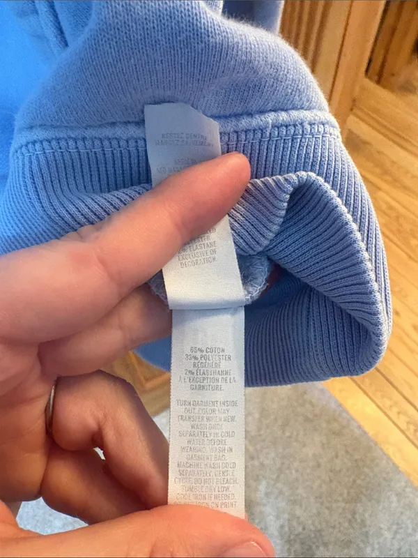 Aerie Offline Size Large Purple/Blue Hooded Sweatshirt - Image 5