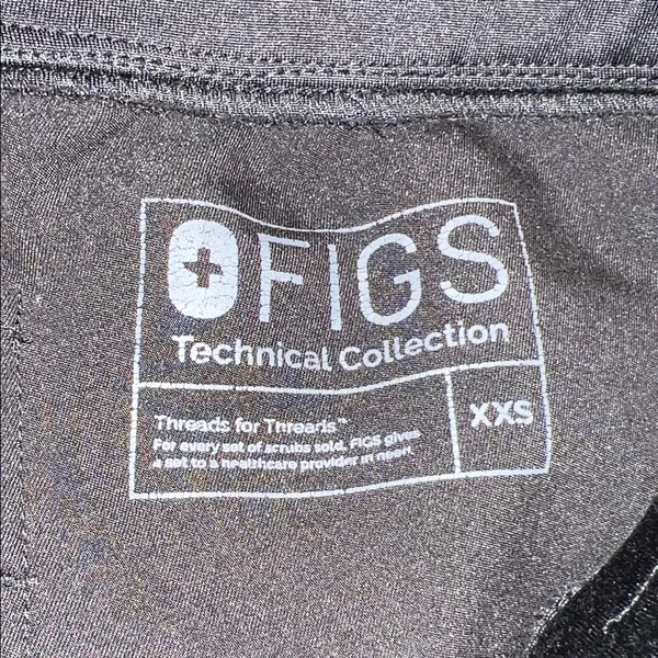 Figs Scrub Black Jogger Pants with Pocket Detail I7 - Image 5