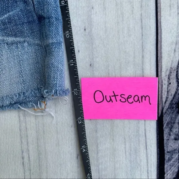 ‎American Eagle Blue Jean Cutoff Distressed 26 - Image 7