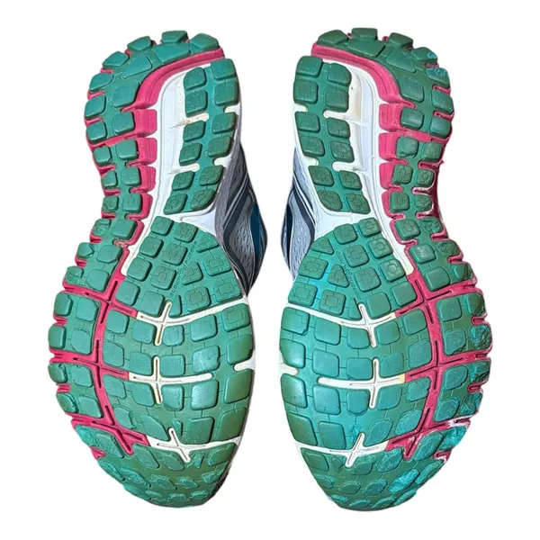 Brooks Ghost 8 Running Shoes Silver Pink - Image 6
