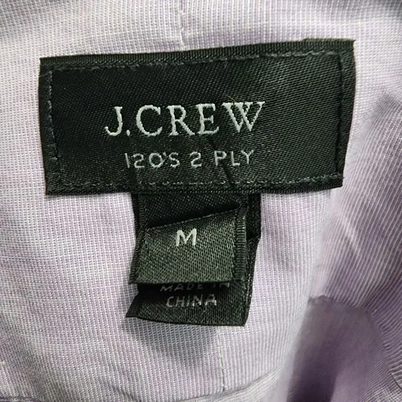 J.Crew Lavender Button-Down Shirt Classic Workwear‎ Essentials Women's - Image 4
