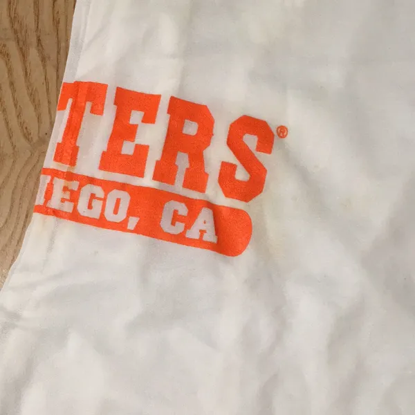 New w/Spots Hooters Rare Sheer Pants From San Diego CA Stretchy Medium/Large/XL - Image 9