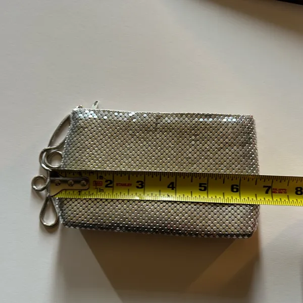 Glamorous Silver Mesh Wristlet - Image 7