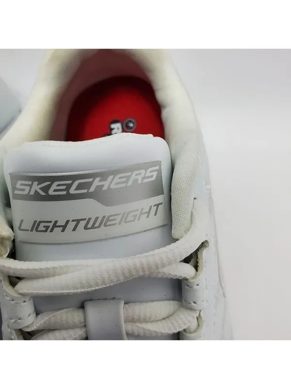 Skechers Flex Work Slip Resistant Memory Foam Eldred Dewey Athletic White Sz 8.5 - Image 5