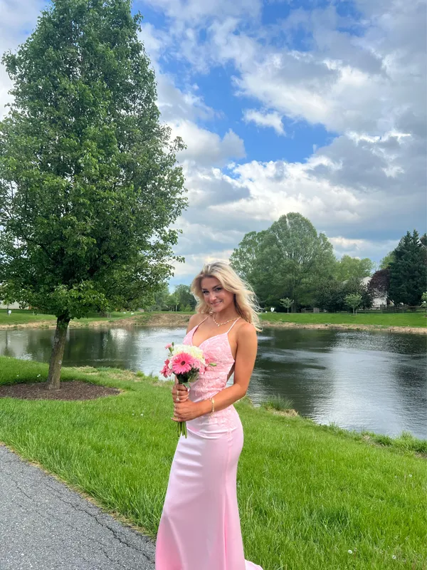 Faviana Dress Prom Pink - Image 2