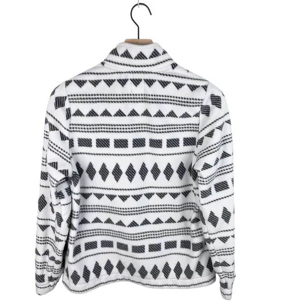 Telluride Clothing Company Aztec Print Quarter Zip Fleece Pullover Size Medium - Image 2