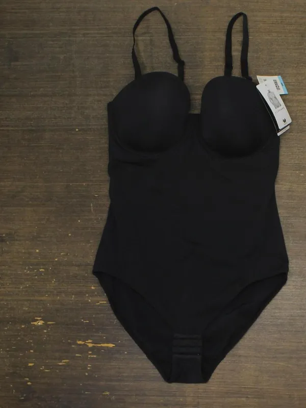 NWT Wacoal Womens Red Carpet Medium Control Strapless Shaping Bodysuit Black 38C - Image 5