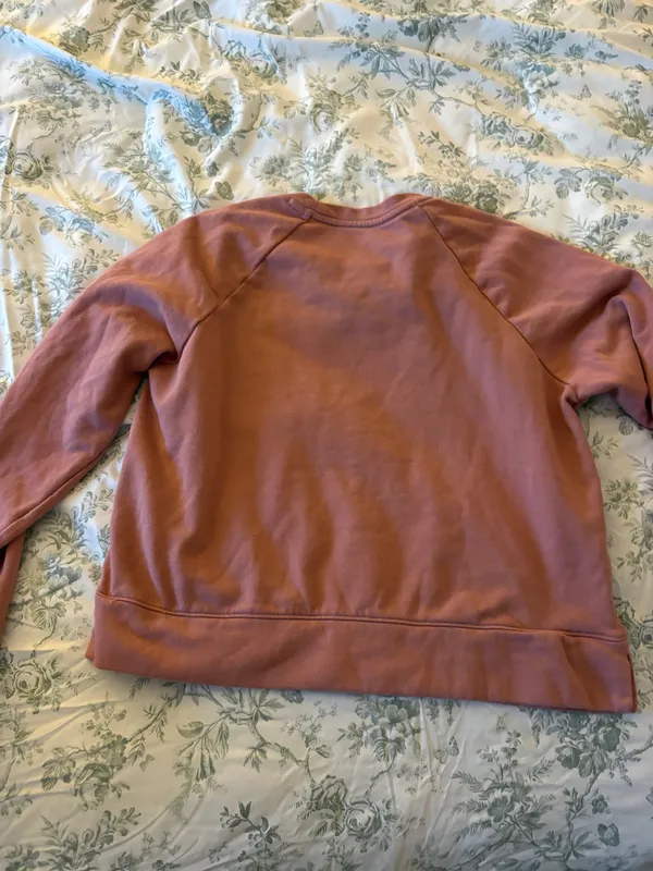 Pink Under Armour Cropped Crewneck - Image 2
