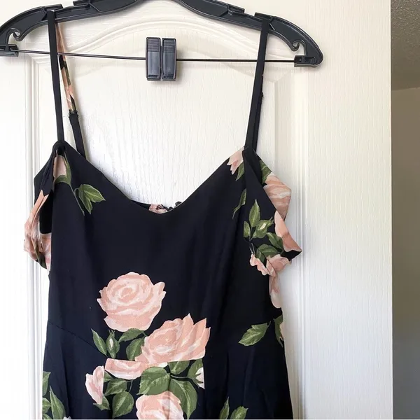 Reformation Dress‎ Poppy Floral Off-The-Shoulder Maxi Wedding Venus 4 GUC - Image 6