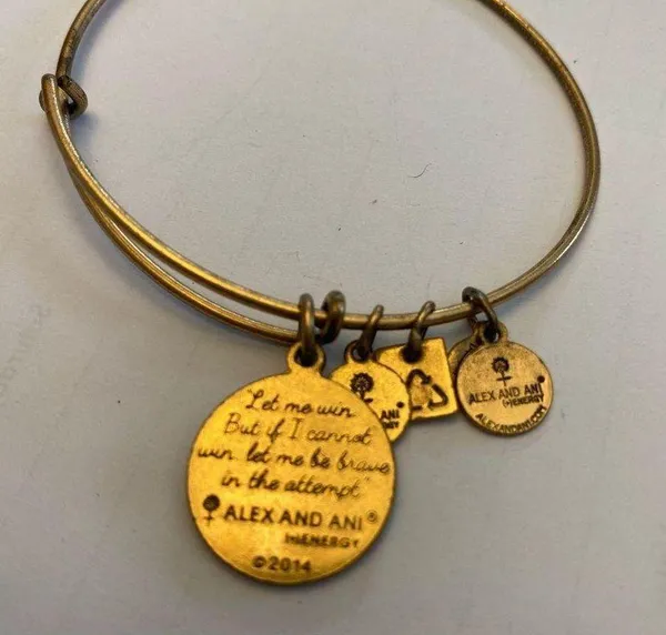 Power of Unity Special Olympics Gold Charm Adjustable Bracelet - Image 5