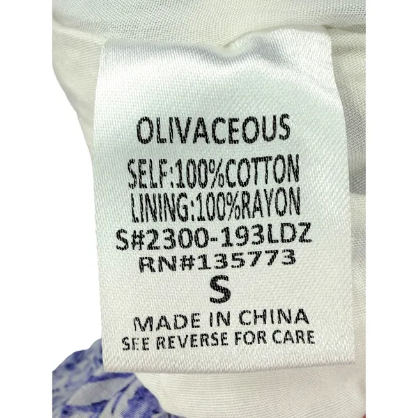 Olivaceous Floral Toile‎ Crochet Lace Tiered Ruffle Dress Cottagecore Small - Image 5