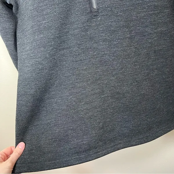 Kuhl Women’s‎ Dark Gray Wool Blend Quarter Zip Medium - Image 6