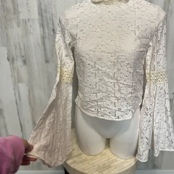 Laced white dress White Size M - Image 2