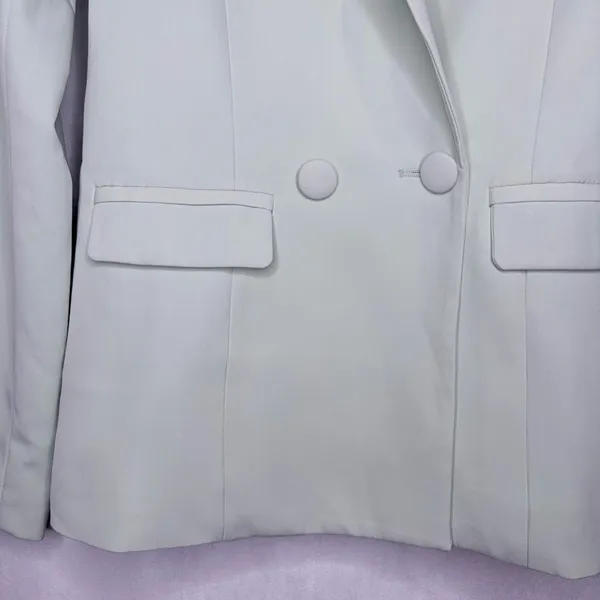 Meshki Pistachio Charlize Double Breasted Blazer - Image 6