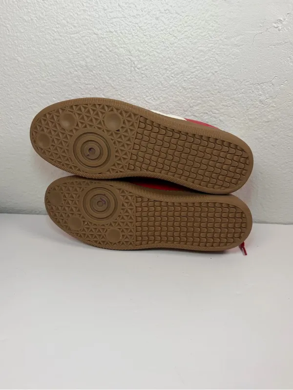 Dream Paris Sneakers Women’s US 9 Red White Leather Gum Sole Casual Retro - Image 5