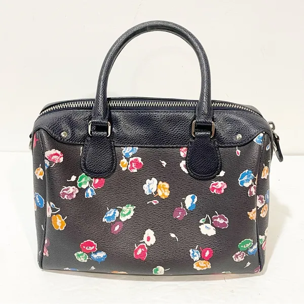 COACH Black Floral MINI BENNETT‎ SATCHEL SMALL WILDFLOWER Handbag - Image 6