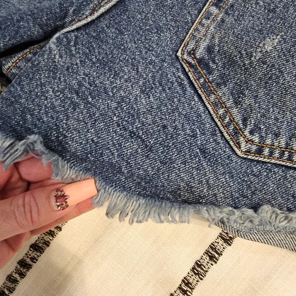 Free People Denim Short - Image 9