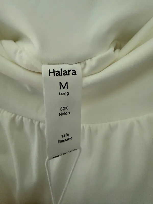 NWT Halara SoftlyZero Airy 2-in-1 Yoga Shorts 5 Inch White Women’s M - Image 5
