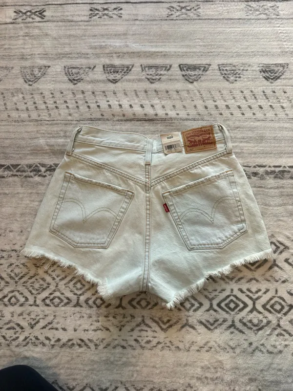 Levi’s 501 NWT Denim Shorts Button Fly Cut-Off - Image 2