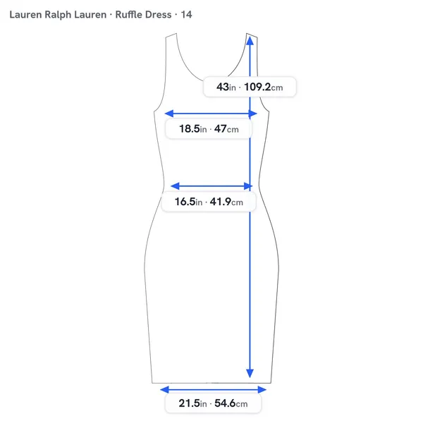 Lauren Ralph Lauren Women's Sleeveless Ruffle Dress Brown 14 - Image 2