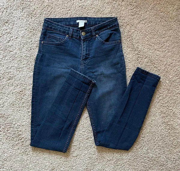 H&M Dark Washed Denim Skinny Jeans - Image 2