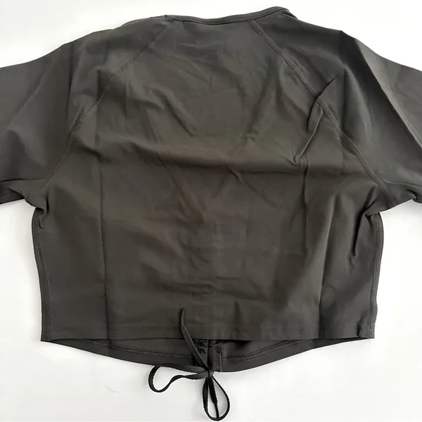 Gymshark L Ruched 3/4 Sleeve Crop Top - Image 8
