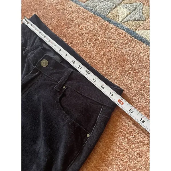 JW (JW Style) Corduroy Black Women’s Boot Cut Stretch Jeans Pants Size 8 - Image 4