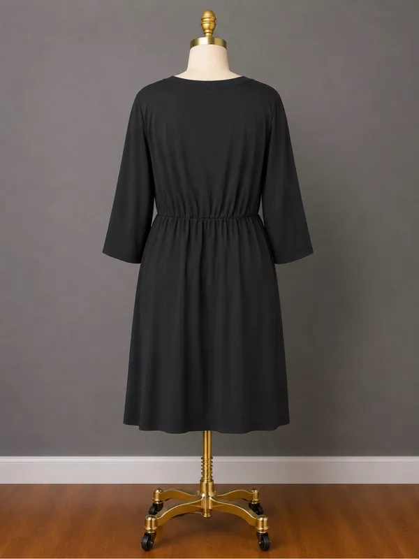 Heart Neckline Patchwork Sequin Button Detail Dress-NWT: Size 14-16 - Image 5