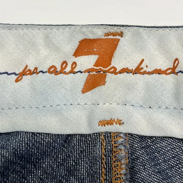 7 for all Mankind Cotton Fade Women’s Distressed Jeans Size 29 00940190 - Image 12