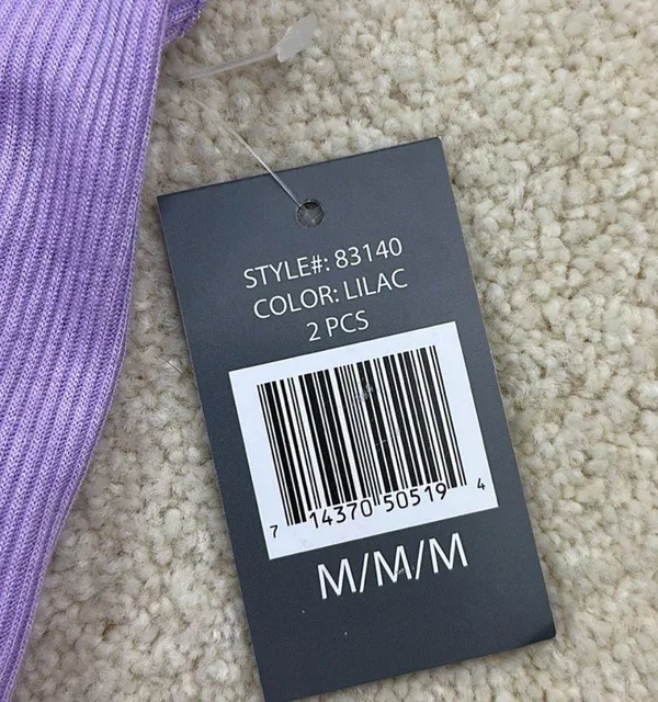 Nordstrom Rack Pj Couture: Purple “Goodnight” Ribbed Pajama Tank - Image 6