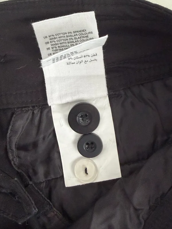 H&M Black Cropped Dress Pants - Image 6