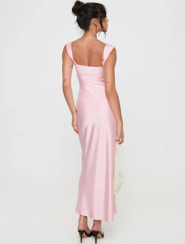 Princess Polly Dress Maxi Satin pink - Image 5