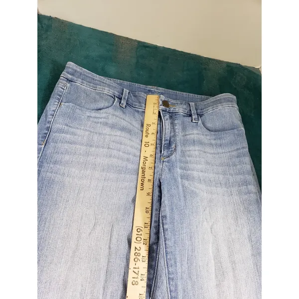 LOFT Light Wash Cropped Ankle Jeans - Image 8