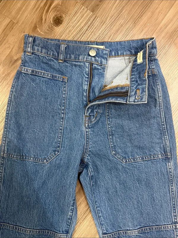 Madewell ’90s Straight Utility Jeans 25 Fenwood Wash High Rise $138 - Image 4