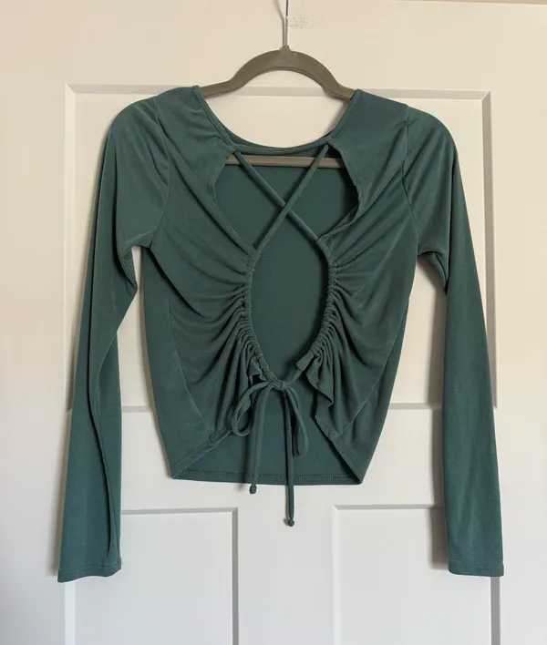 Teal crop top - Image 2