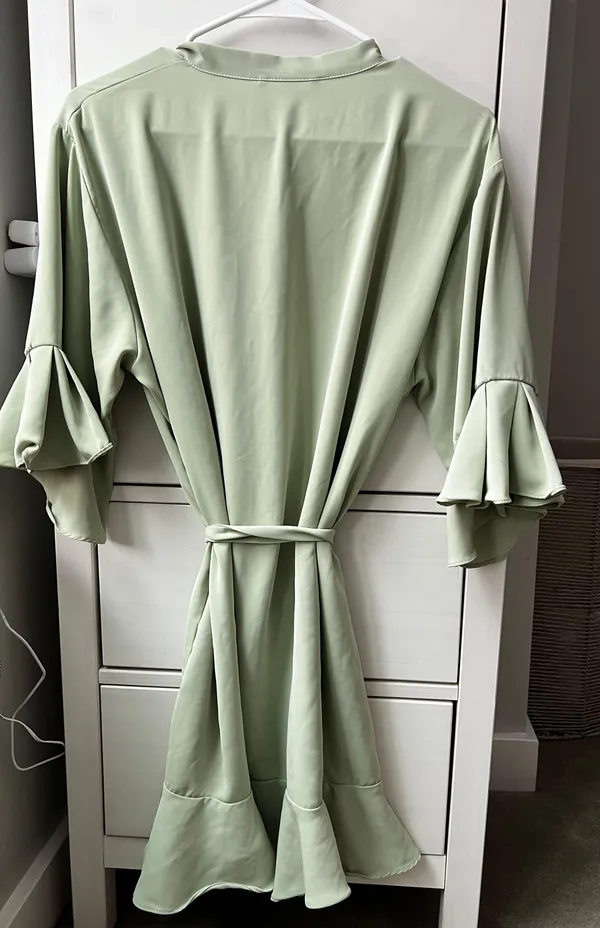 Bridal Robe Green - Image 3