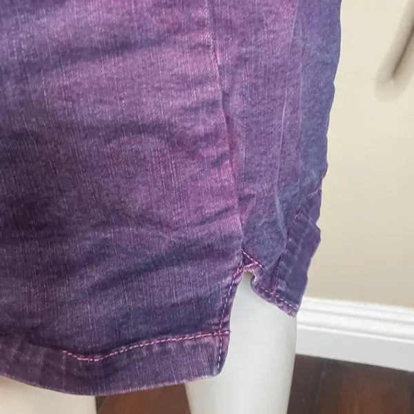 Purple Jean Wild Fable Skirt - Image 5