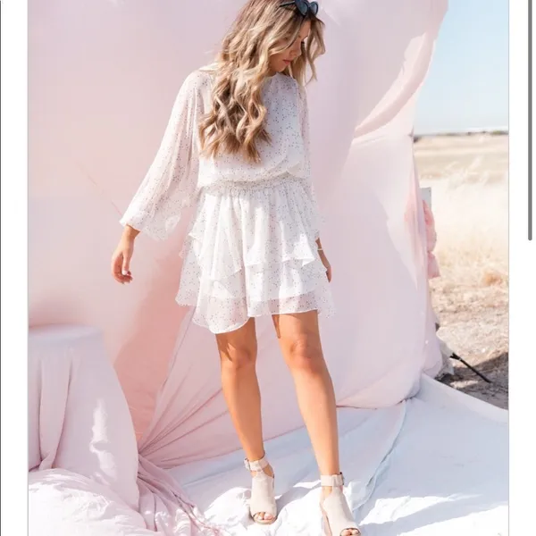 ✨HP✨Day Dreamer White Star Dress✨ - Image 3