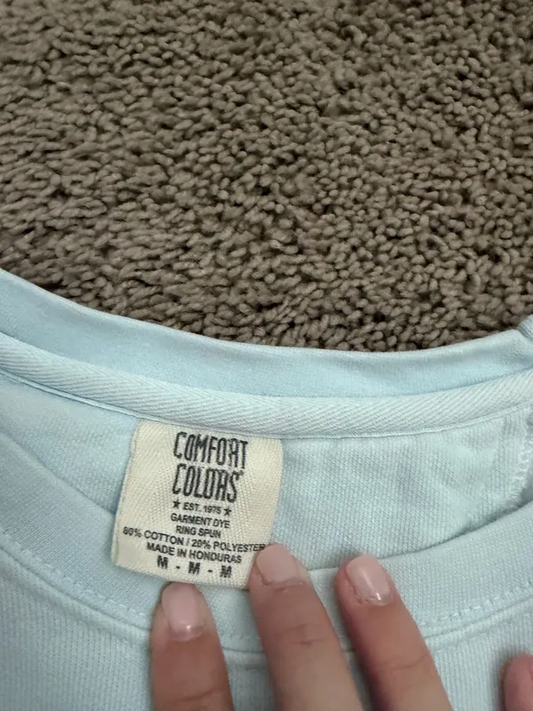 Seaside Comfort Colors Sweatshirt Blue - Image 3