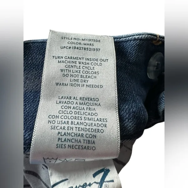 7‎ For All Mankind Women’s Skinny Jeans Blue Size 6 Mid Rise Stretch Denim - Image 9