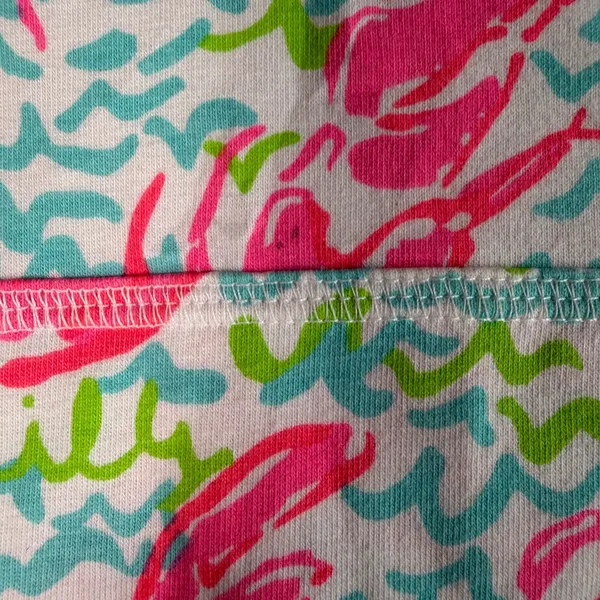 Lilly Pulitzer Skipper Popover Pink Lobster Pullover Quarter Top Med Resortwear - Image 5
