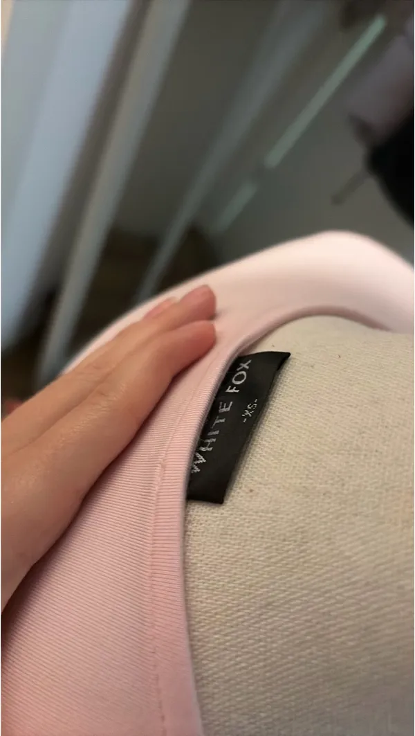 White fox pink long sleeve - Image 2
