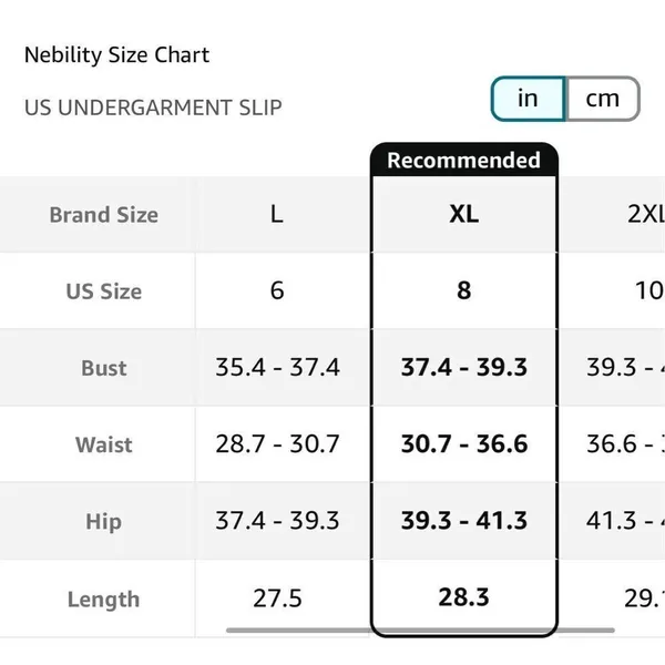 NEW Underwire Shapewear Dress Full Slip Tummy Control L - Image 8