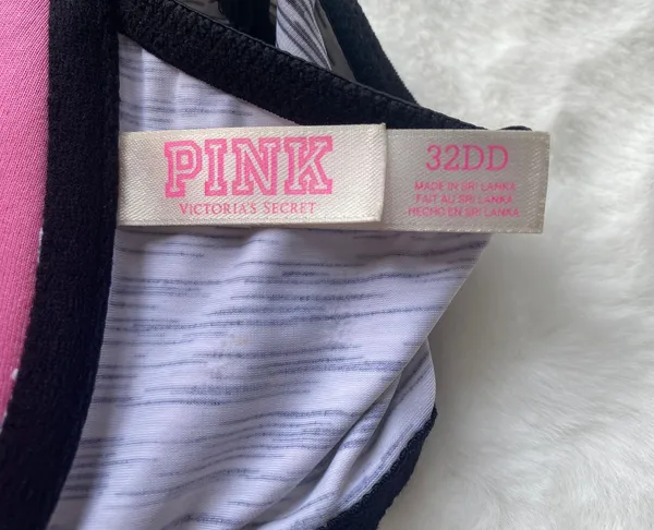 Victoria's Secret PINK Women's Wear Everywhere Push-Up Bra Heather Gray, 32DD - Image 7