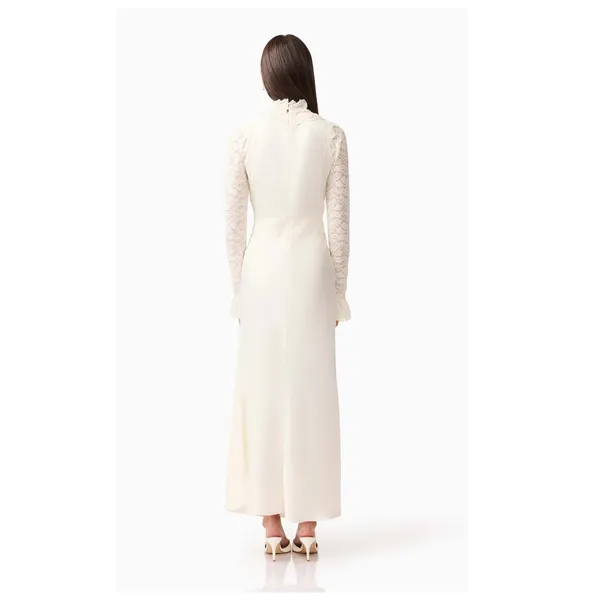 Elliatt Margot Lace Inset Long Sleeve Gown Size Medium - Image 4