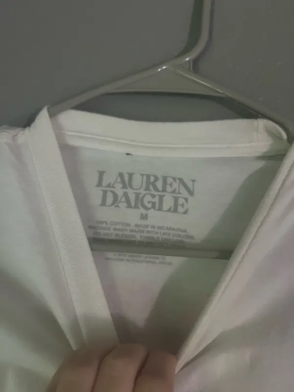 lauren daigle tour tshirt sz M White Size M - Image 2