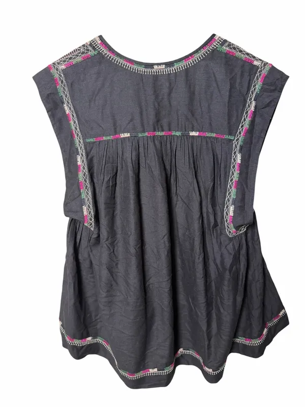 Isabel Marant Curtis Cropped Silk-Bourette Top Size 42/ US Extra Large - Image 5